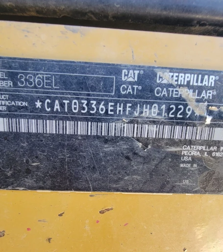 2014 Caterpillar 336EL excavator