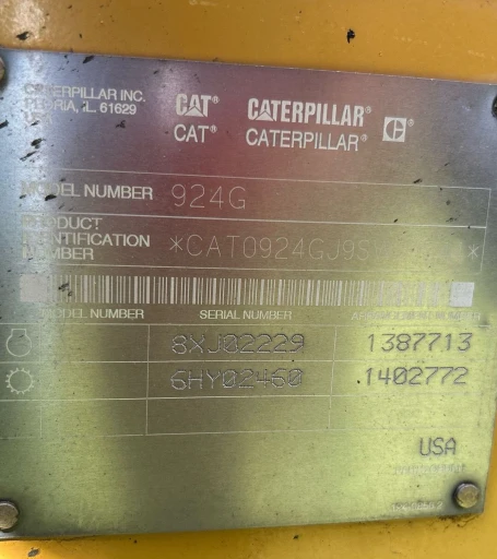 2001 Caterpillar 924G wheel loader
