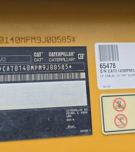 2012 Caterpillar 140M2 motor grader