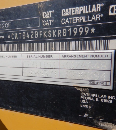 2013 Caterpillar 420F backhoe