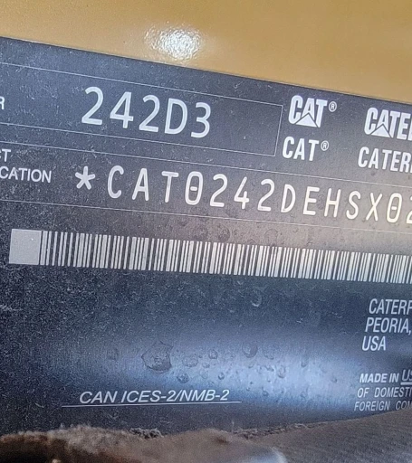 2021 Caterpillar 242D3 skid steer loader