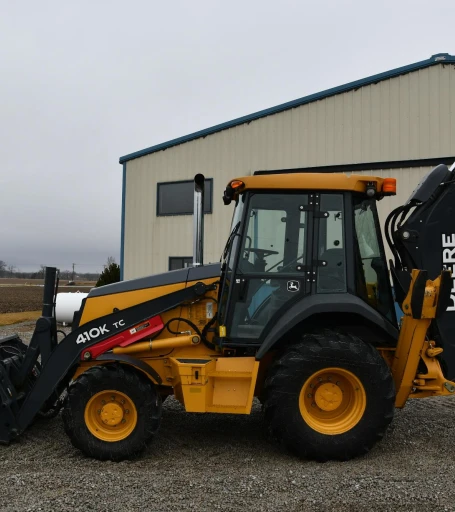 2012 John Deere 410K TC 4x4 Loader Backhoe W4-IN-1 Bucket & Extendahoe