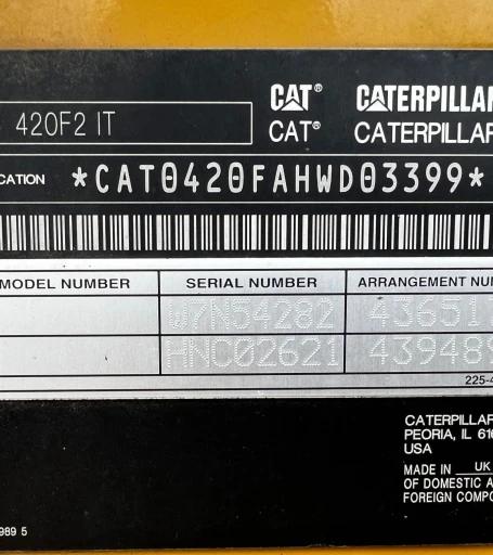 2019 Caterpillar 420F2 IT backhoe