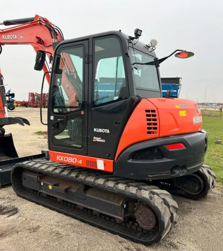 2018 Kubota KX080-4 Mini Excavator