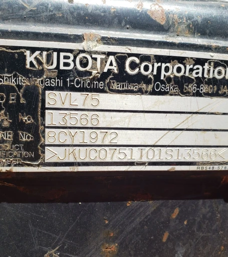2013 Kubota SVL75 skid steer 2