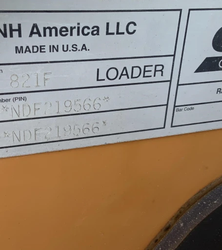 2013 Case 821F Wheel Loader