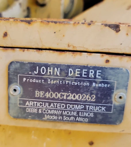 2001 John Deere 400C haul truck