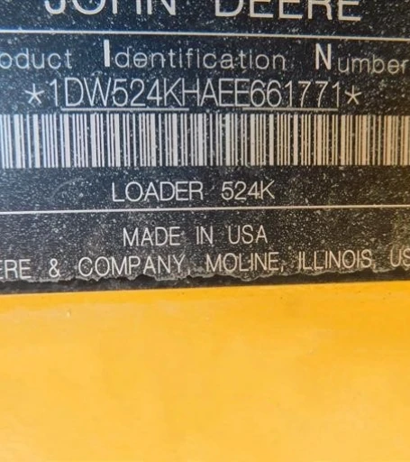 2014 John Deere 524K High Lift Wheel Loader