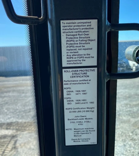 2012 John Deere 310SJ backhoe