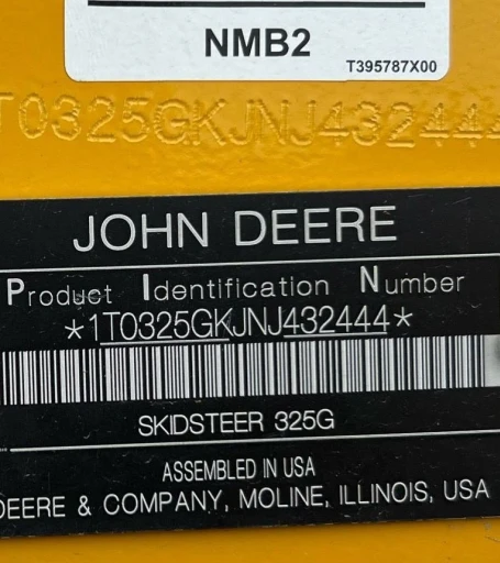 2022 John Deere 325G tracked skid steer loader