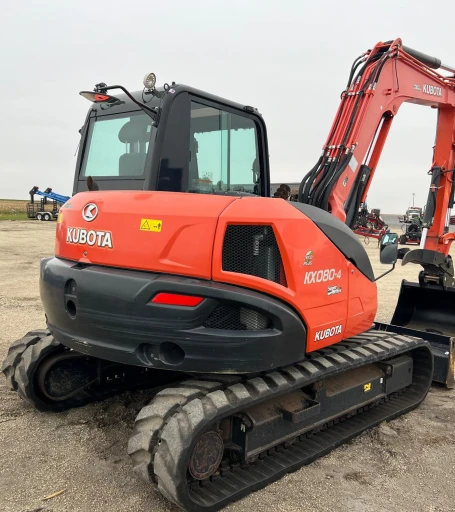 2018 Kubota KX080-4 Mini Excavator