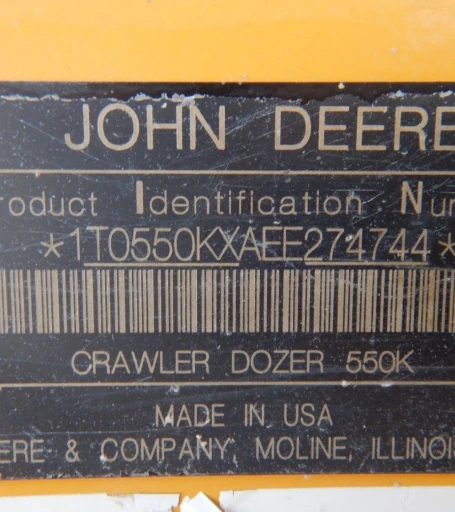 2015 John Deere 550K XLT dozer