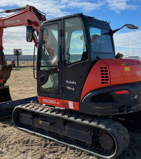 2020 Kubota KX080-4S2 mini excavator