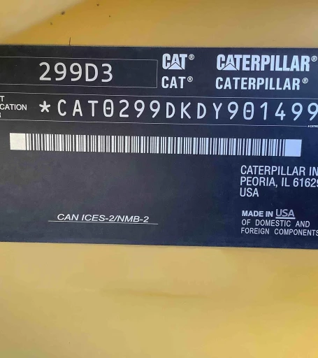 2020 Caterpillar 299D3 Compact Track Loader