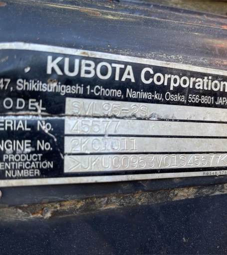2019 KUBOTA SVL95-2S