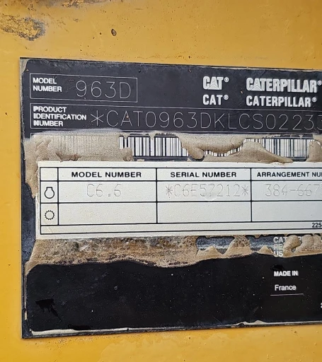 2015 Caterpillar 963D track loader