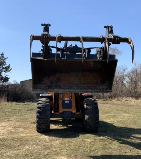 2015 Case 521F XR Wheel Loader W2.5yd Bucket & Grab-Tech Grapple
