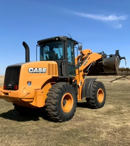 2015 Case 521F XR Wheel Loader W2.5yd Bucket & Grab-Tech Grapple
