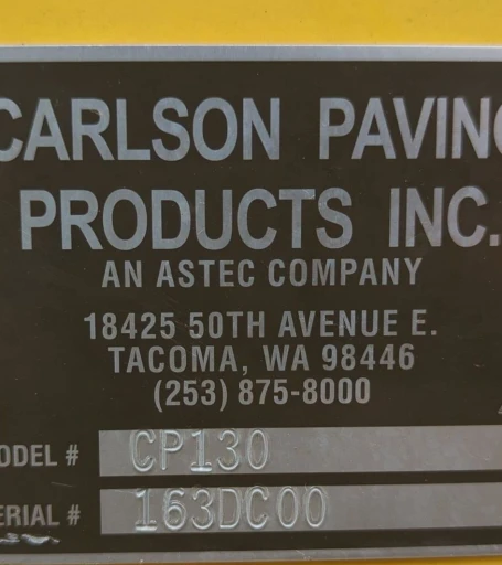 2020 Carlson CP130 paver