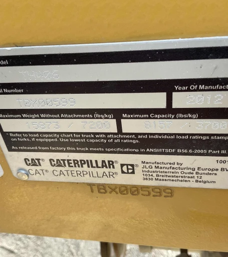 2012 Caterpillar TH406 4x4x4 Telehandler