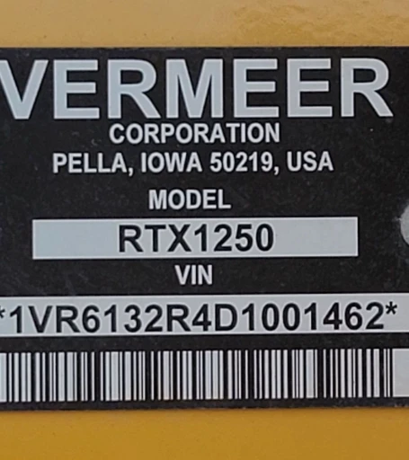 2013 Vermeer RTX1250 rock saw