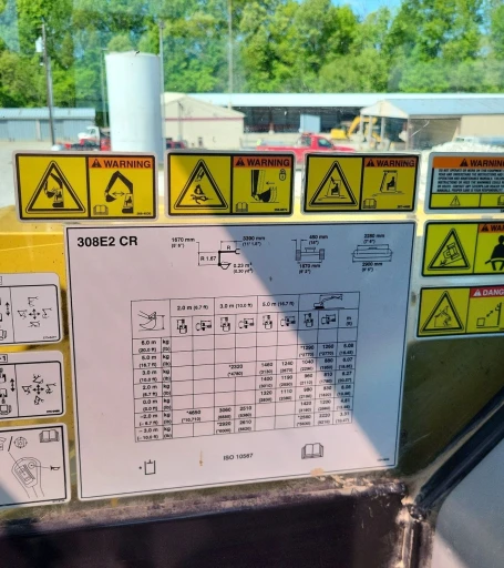 2014 Caterpillar 308E2 CR mini excavator