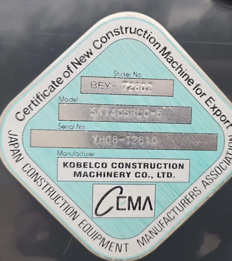 2018 Kobelco SK140SRLC-5 Excavator