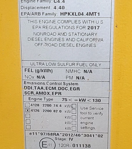 2018 Caterpillar 420F2 backhoe