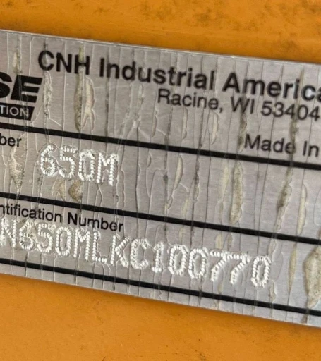 2020 Case 650M LT dozer