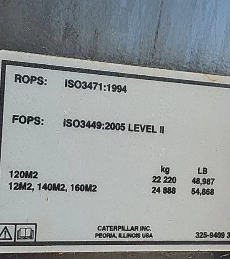 2013 Caterpillar 12M2 VHP Plus motor grader