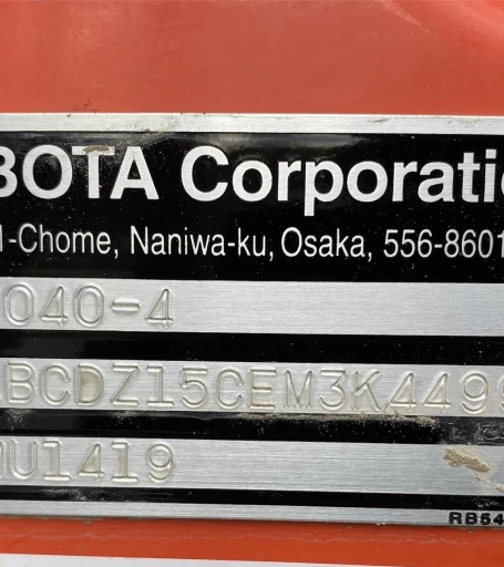 2022 KUBOTA KX040-4
