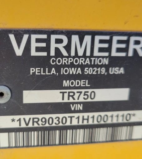 2017 Vermeer RTX750 trencher