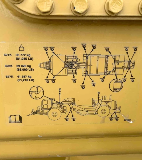 2017 Caterpillar 623K Self Propelled Elevating Scraper