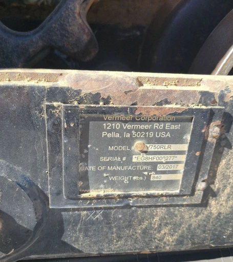 2017 Vermeer RTX750 trencher