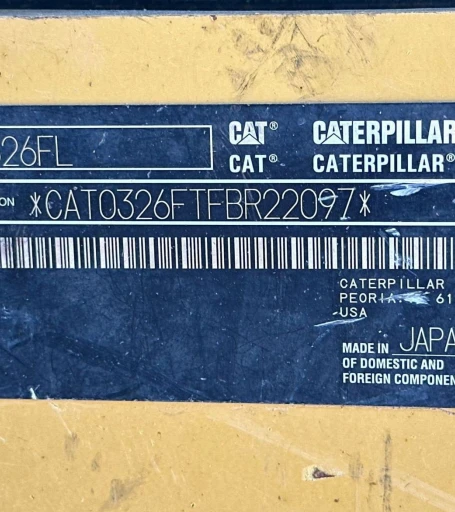 2018 Caterpillar 326F L excavator