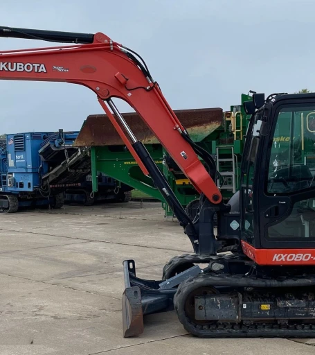 2019 Kubota KX080-4 mini excavator
