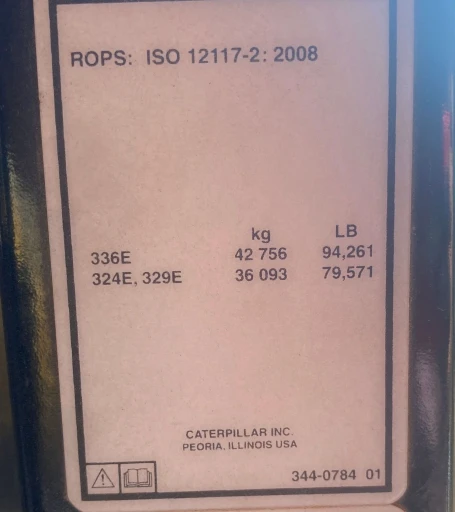 2012 Caterpillar 329E L excavator