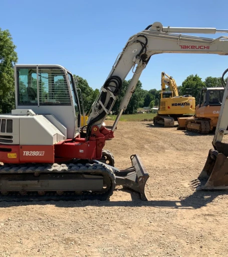 2015 Takeuchi TB280FR Mini Excavator