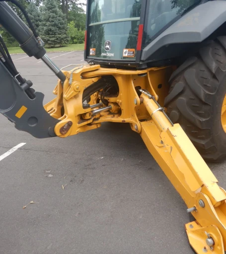 2015 John Deere 410L backhoe