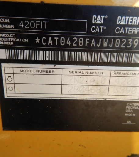 2014 Caterpillar 420F IT backhoe