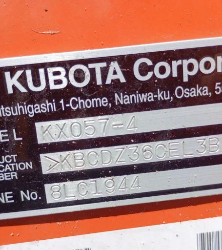 2020 Kubota KX057-4 mini excavator