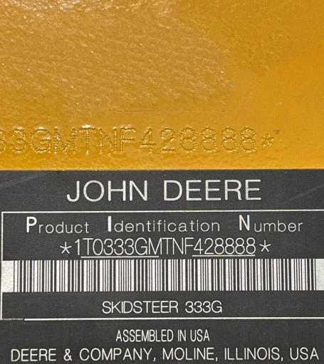 2022 JohnDeere 333G compact track loader