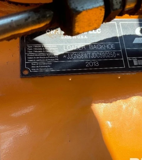2013 Case 580 Super N WT Extendahoe Loader Backhoe