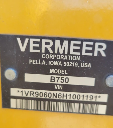 2017 Vermeer RTX750 trencher