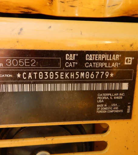 2018 Caterpillar 305E2 CR mini excavator