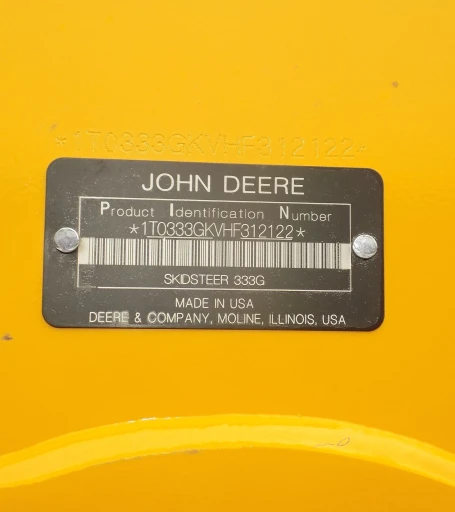 2019 John Deere 333G tracked skid steer loader1