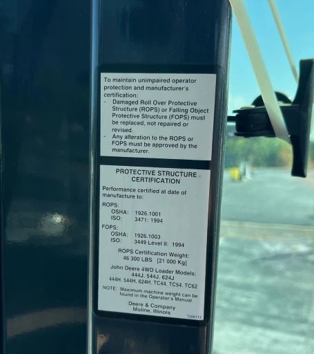 2005 John Deere 544J wheel loader