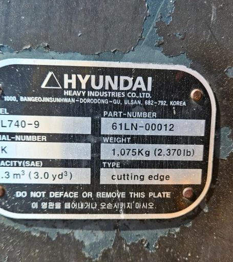2015 Hyundai HL740XTD-9A Wheel Loader