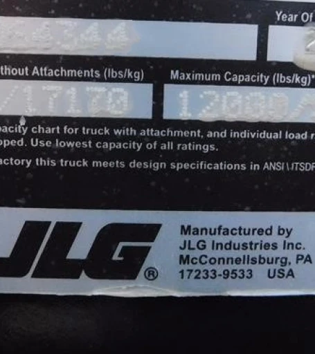 2015 JLG G12-55A 4x4x4 Telehandler