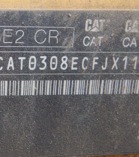 2018 Caterpillar 308E2 CRH2R mini excavator